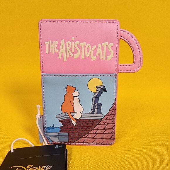 Loungefly Disney The Aristocats Movie Poster Thermos Card Holder Wallet NEW - Picture 1 of 9